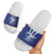 Caribbean Cricket Barbados Custom Slide Sandals Trident Champion’s Wave - Wonder Print Shop