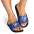 Caribbean Cricket Barbados Custom Slide Sandals Trident Champion’s Wave - Wonder Print Shop