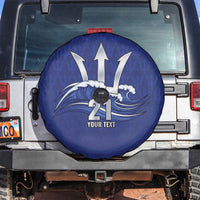 Caribbean Cricket Barbados Custom Spare Tire Cover Trident Champion’s Wave - Wonder Print Shop