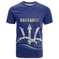 Caribbean Cricket Barbados Custom T Shirt Trident Champion’s Wave - Wonder Print Shop