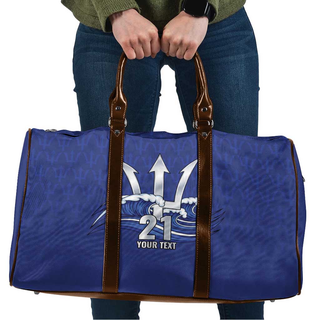 Caribbean Cricket Barbados Custom Travel Bag Trident Champion’s Wave - Wonder Print Shop