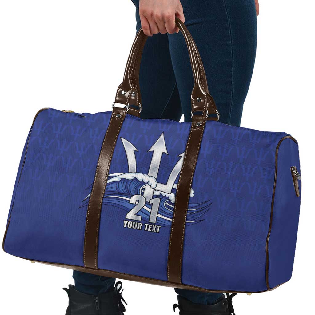 Caribbean Cricket Barbados Custom Travel Bag Trident Champion’s Wave - Wonder Print Shop