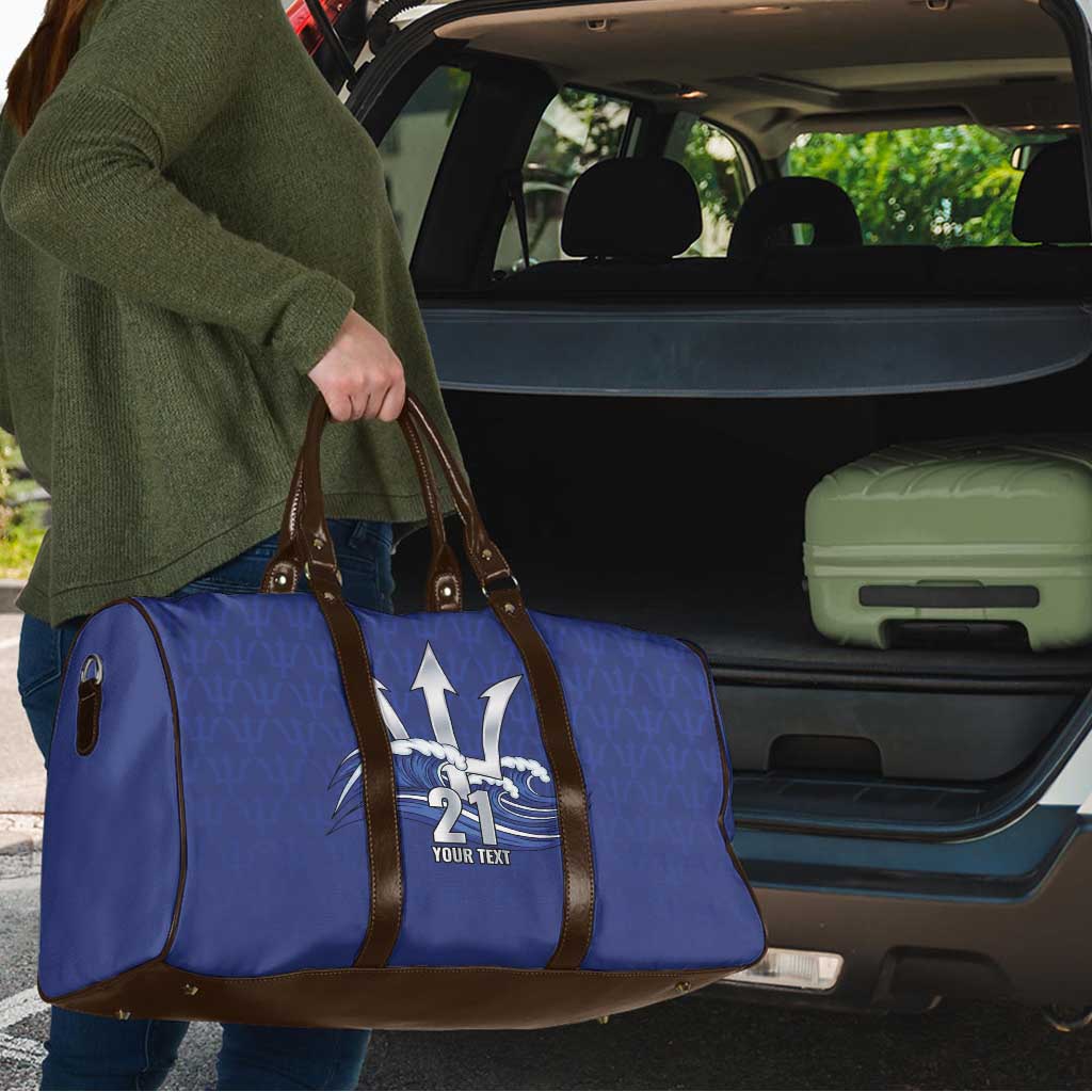 Caribbean Cricket Barbados Custom Travel Bag Trident Champion’s Wave - Wonder Print Shop