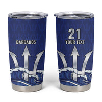 Caribbean Cricket Barbados Custom Tumbler Cup Trident Champion’s Wave - Wonder Print Shop