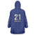 Caribbean Cricket Barbados Custom Wearable Blanket Hoodie Trident Champion’s Wave - Wonder Print Shop