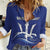 Caribbean Cricket Barbados Custom Women Casual Shirt Trident Champion’s Wave - Wonder Print Shop