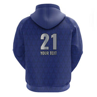 Caribbean Cricket Barbados Custom Zip Hoodie Trident Champion’s Wave - Wonder Print Shop