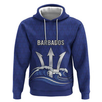 Caribbean Cricket Barbados Custom Zip Hoodie Trident Champion’s Wave - Wonder Print Shop