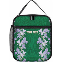 Custom Algeria Iris Floral Green Lunch Bag Africa Women’s Football Champion Series 2026