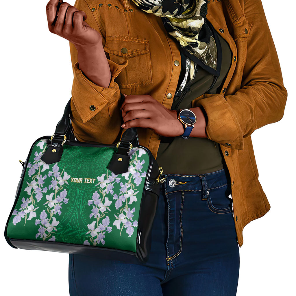 Custom Algeria Iris Floral Green Shoulder Handbag Africa Women’s Football Champion Series 2026