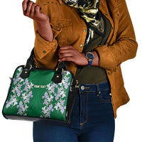Custom Algeria Iris Floral Green Shoulder Handbag Africa Women’s Football Champion Series 2026