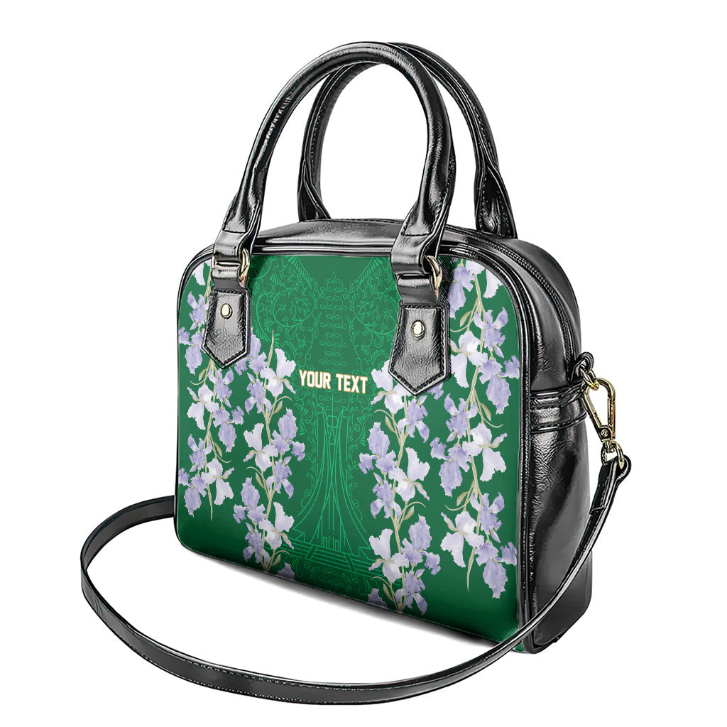 Custom Algeria Iris Floral Green Shoulder Handbag Africa Women’s Football Champion Series 2026