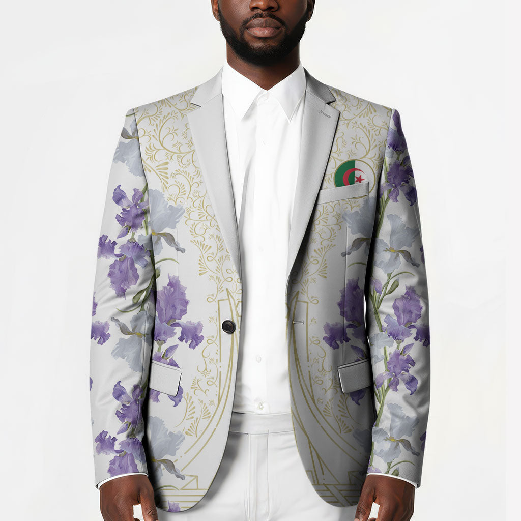 Custom Algeria Iris Floral White Blazer Africa Women’s Football Champion Series 2026