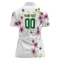 Custom Cameroon Red Stinkwood Floral Women Polo Shirt Africa Women’s Football Champion Series 2026