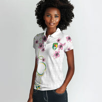 Custom Cameroon Red Stinkwood Floral Women Polo Shirt Africa Women’s Football Champion Series 2026
