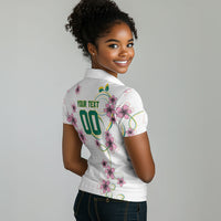 Custom Cameroon Red Stinkwood Floral Women Polo Shirt Africa Women’s Football Champion Series 2026