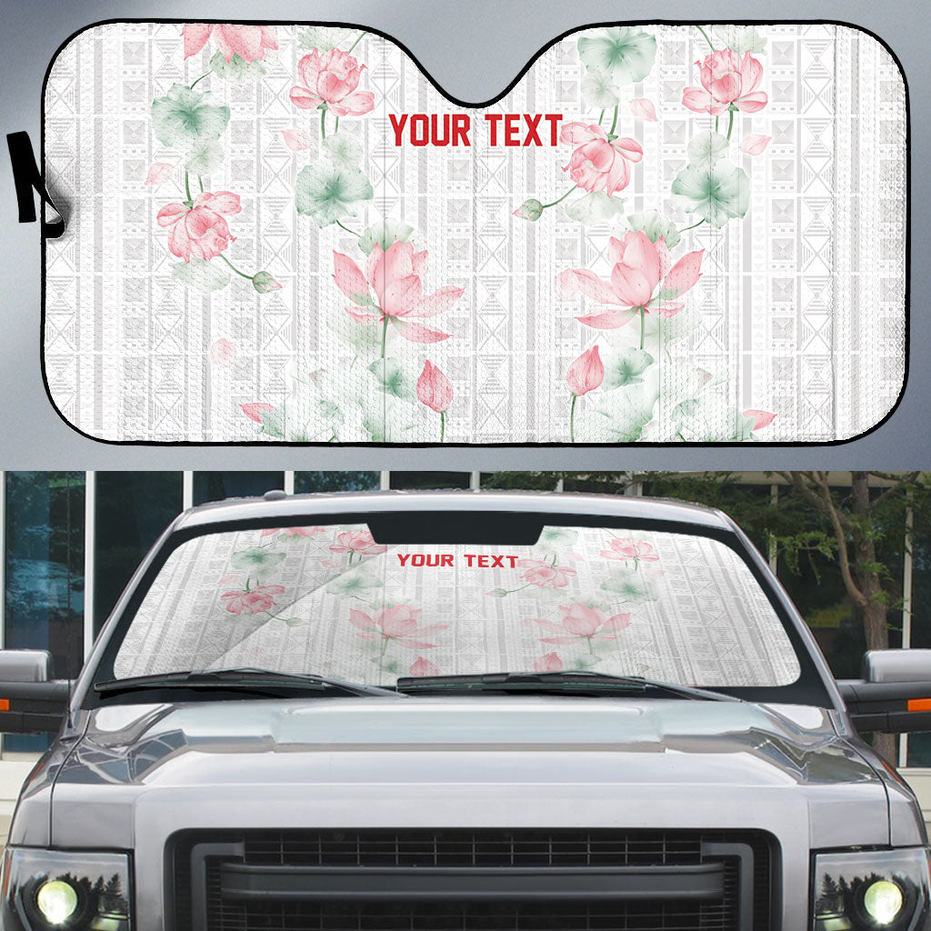 Custom Malawi Lotus Floral Auto Sun Shade Africa Women’s Football Champion Series 2026