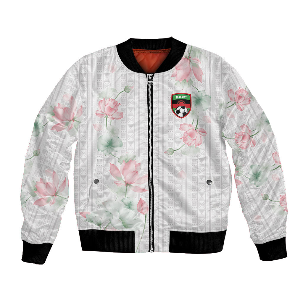 Custom Malawi Lotus Floral Bomber Jacket Africa Women’s Football Champion Series 2026