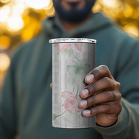 Custom Malawi Lotus Floral 4 in 1 Can Cooler Tumbler Africa Women’s Football Champion Series 2026