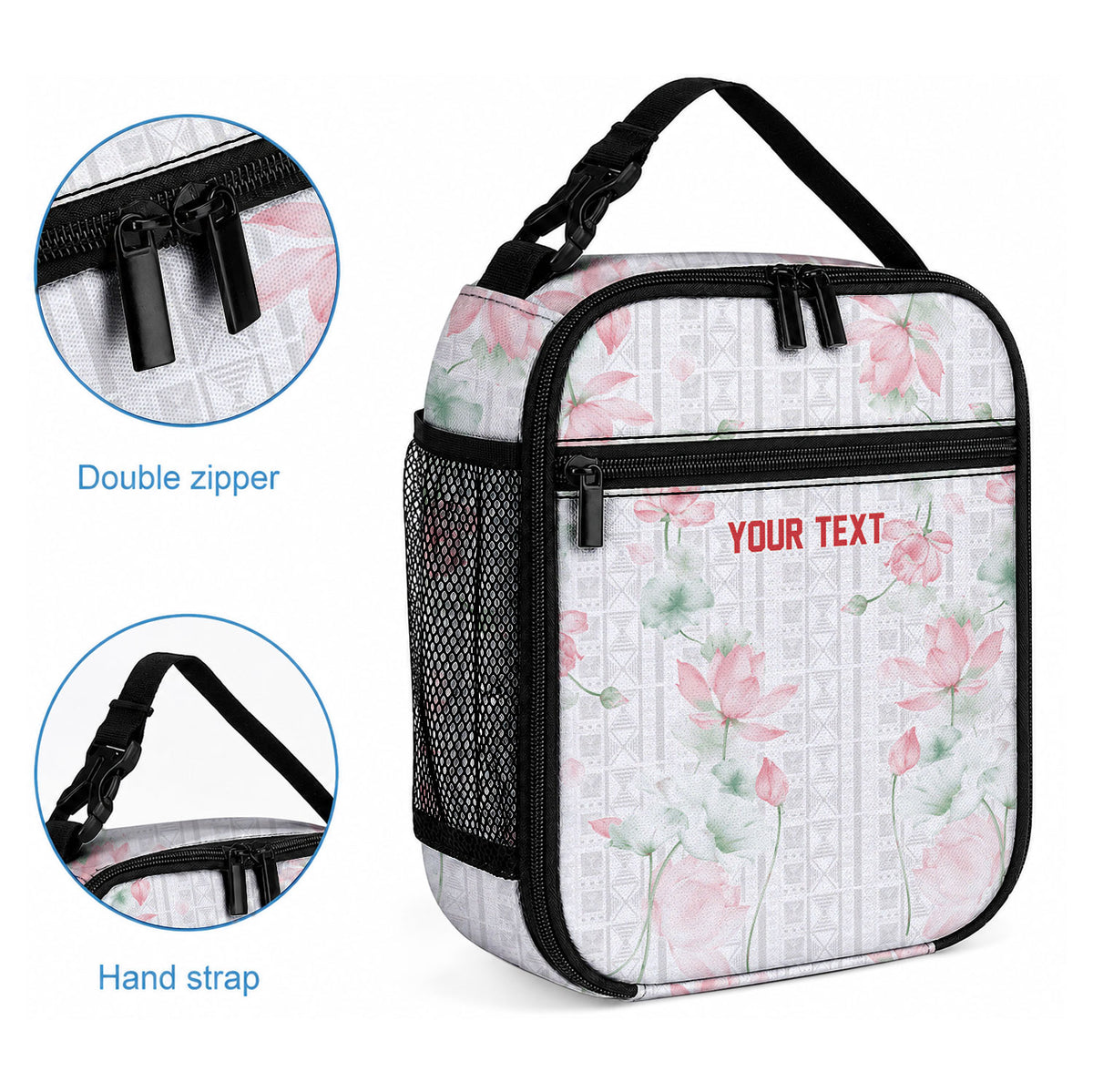 Custom Malawi Lotus Floral Lunch Bag Africa Women’s Football Champion Series 2026