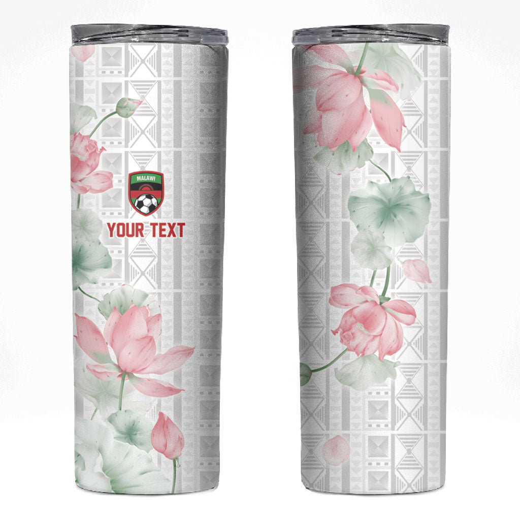 Custom Malawi Lotus Floral Skinny Tumbler Africa Women’s Football Champion Series 2026
