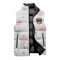Custom Malawi Lotus Floral Sleeveless Puffer Jacket Africa Women’s Football Champion Series 2026
