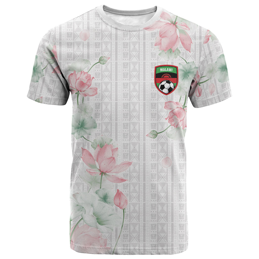 Custom Malawi Lotus Floral T shirt Africa Women’s Football Champion Series 2026