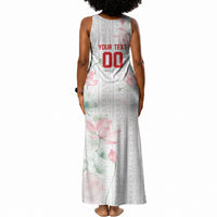 Custom Malawi Lotus Floral Tank Maxi Dress Africa Women’s Football Champion Series 2026