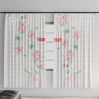 Custom Malawi Lotus Floral Window Curtain Africa Women’s Football Champion Series 2026