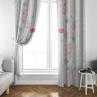 Custom Malawi Lotus Floral Window Curtain Africa Women’s Football Champion Series 2026