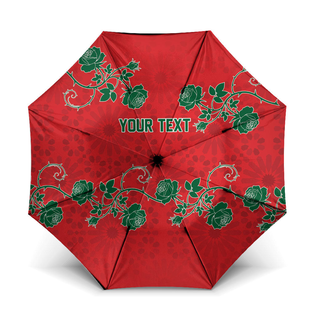 Custom Morocco Desert Rose Floral Umbrella Africa Women’s Football Champion Series 2026