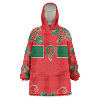 Custom Morocco Desert Rose Floral Wearable Blanket Hoodie Africa Women’s Football Champion Series 2026