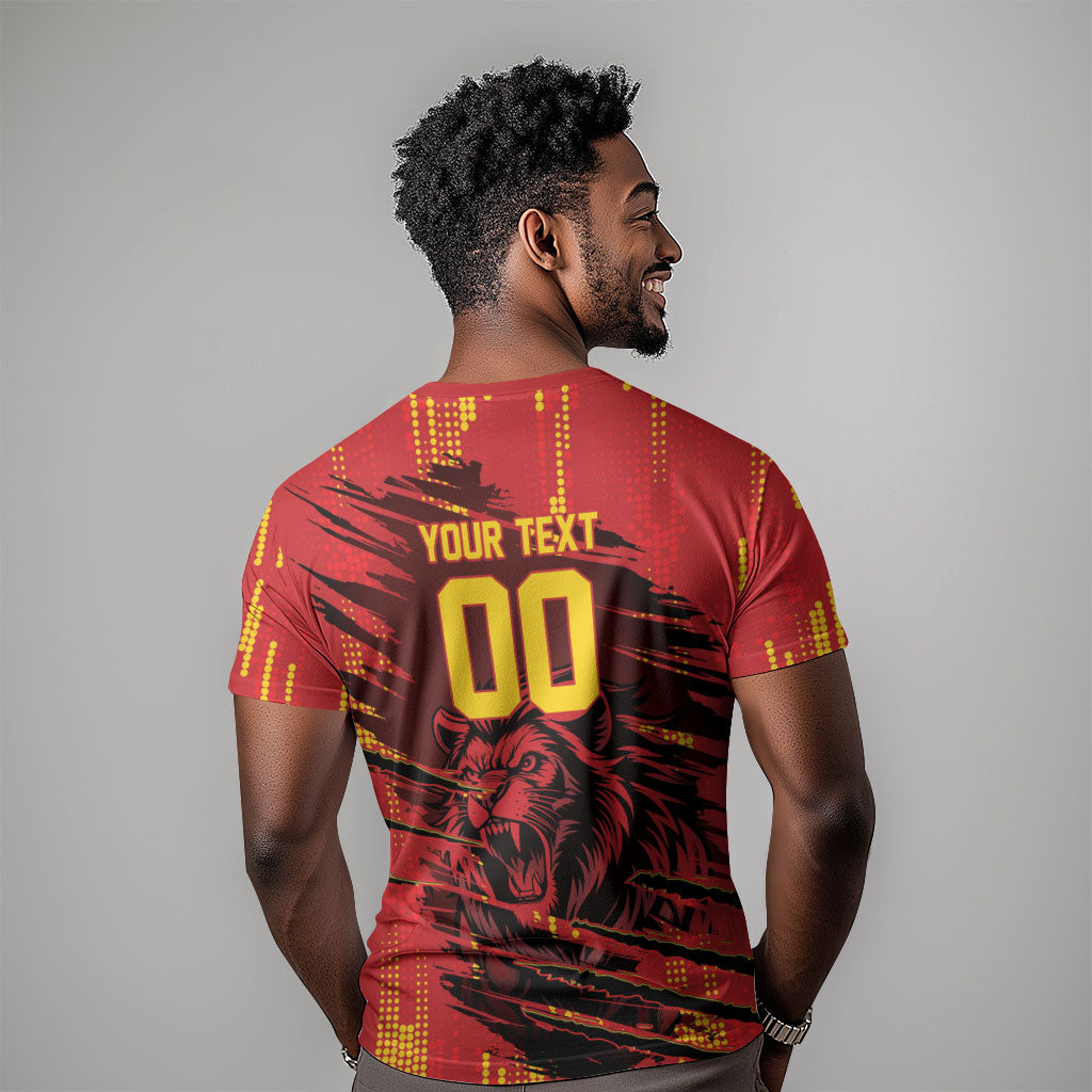 Custom Cameroon Red Lion T shirt Africa Football Champion Series 2026