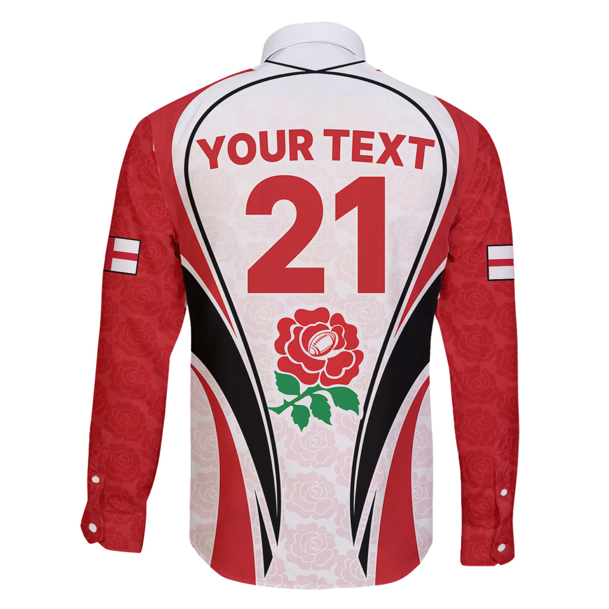 Custom England Rugby Family Matching Off Shoulder Short Dress and Hawaiian Shirt Come On Red Rose Word Cup 2023 LT9 - Wonder Print Shop