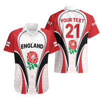 Custom England Rugby Hawaiian Shirt Come On Red Rose Word Cup 2023 - Wonder Print Shop