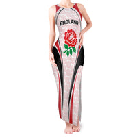Custom England Rugby Tank Maxi Dress Come On Red Rose Word Cup 2023 - Wonder Print Shop