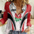 Custom England Rugby Women Casual Shirt Come On Red Rose Word Cup 2023 - Wonder Print Shop