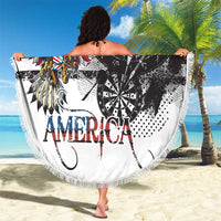 USA Darts Beach Blanket American Bald Eagle with Grunge Style LT9 - Wonder Print Shop