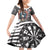 USA Darts Family Matching Off Shoulder Short Dress and Hawaiian Shirt American Bald Eagle with Grunge Style LT9 - Wonder Print Shop