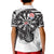 USA Darts Kid Polo Shirt American Bald Eagle with Grunge Style - Wonder Print Shop