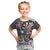 USA Darts Kid T Shirt American Bald Eagle with Grunge Style - Wonder Print Shop