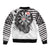 USA Darts Sleeve Zip Bomber Jacket American Bald Eagle with Grunge Style - Wonder Print Shop