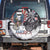 USA Darts Spare Tire Cover American Bald Eagle with Grunge Style - Wonder Print Shop