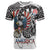USA Darts T Shirt American Bald Eagle with Grunge Style - Wonder Print Shop