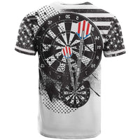 USA Darts T Shirt American Bald Eagle with Grunge Style - Wonder Print Shop