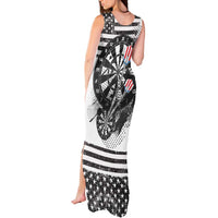 USA Darts Tank Maxi Dress American Bald Eagle with Grunge Style - Wonder Print Shop