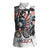 USA Darts Women Sleeveless Polo Shirt American Bald Eagle with Grunge Style - Wonder Print Shop