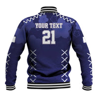 Custom Japan Rugby Pacific Baseball Jacket Sakuras Rising Sun with Polynesian Pattern LT9 - Wonder Print Shop