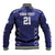 Custom Japan Rugby Pacific Baseball Jacket Sakuras Rising Sun with Polynesian Pattern LT9 - Wonder Print Shop