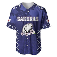 Custom Japan Rugby Pacific Baseball Jersey Sakuras Rising Sun with Polynesian Pattern LT9 - Wonder Print Shop